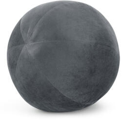  Gaja4 gömb alakú bársony díszpárna Acélszürke