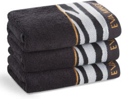  Eva22 minőségi pamut törölköző Fekete 30x50 cm - 500 cm 6db