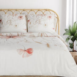  Premium24 pamut-szatén ágyneműhuzat Fehér 140x200 cm - 70x80 cm 1db