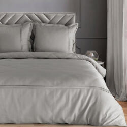  Haft4 hímzett pamut-szatén ágyneműhuzat Ezüst 160x200 cm - 70x80x2 cm