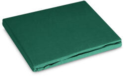  Gumis renforce pamut lepedő Sötétzöld 160x200 cm + 30 cm