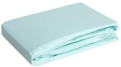  Jersey pamut gumis lepedő Menta 240x220 cm + 30 cm