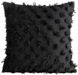  Aurelia mohér díszes párnahuzat sifon anyagból Fekete 45x45 cm