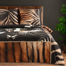  Eva18 mako-szatén ágyneműhuzat Barna 220x200 cm - 70x80 cm 2db