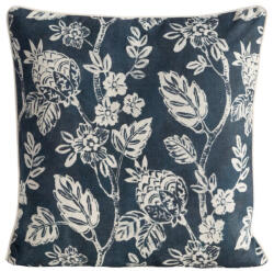  Len díszpárnahuzat Gránátkék 50x50 cm