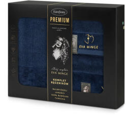  Gaja Eva Minge 3Db-os pamut törölköző szett Gránátkék