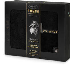  Venus 3Db-os pamut törölköző szett Fekete