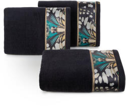  Eva15 minőségi pamut törölköző Fekete 70x140 cm - 500 cm 3db