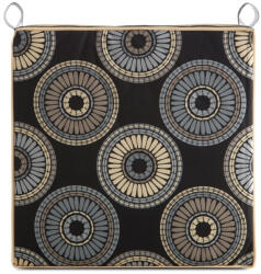  Garden19 kerti székpárna vízálló anyagból Fekete 42x42x4 cm