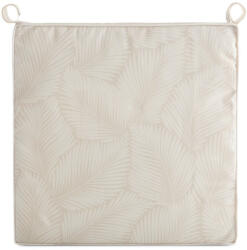  Garden pálmalevél mintás kerti székpárna vízálló anyagból Bézs 42x42x4 cm