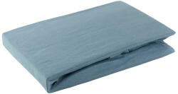  Jersey pamut gumis lepedő Kék 240x220 cm + 30 cm