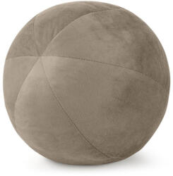  Gaja4 gömb alakú bársony díszpárna Sötét bézs