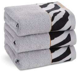  Eva22 minőségi pamut törölköző Ezüst 50x90 cm - 500 cm 6db