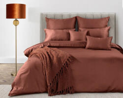  Eva Minge egyszínű mako-szatén ágyneműhuzat Marsala 140x200 cm - 70x80 cm 1db