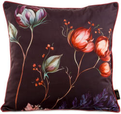  Velvet13 bársony párnahuzat Téglavörös 45x45 cm