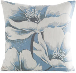  Len47 párnahuzat Krémszín 45x45 cm