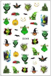 Körömmatrica - D249 Grincs Halloween