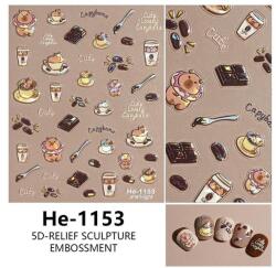  Körömmatrica - HE-1153 Capybara