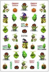  Körömmatrica - D254 Grincs Halloween