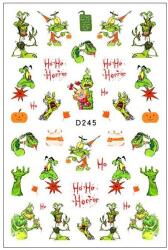  Körömmatrica - D245 Grincs Halloween