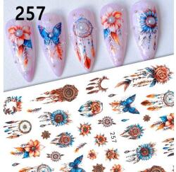  Körömmatrica - 257 őszi virág