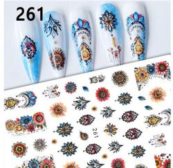  Körömmatrica - 261 őszi virág