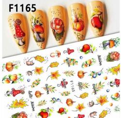  Körömmatrica - F1165 ősz falevél