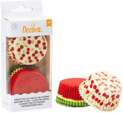 Decora Muffin papír - Gyümölcs 36 db