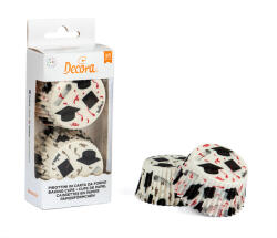 Decora Muffin papírkosár sütésre - Ballagás 36 db