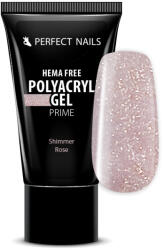 Perfect Nails PolyAcryl Gel Prime - Hema Free Tubusos Polygel - Shimmer Rose 30g (PNZ4125)