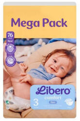 Libero Comfort pelenka MegaPack (3-as) 5 - 8 kg (76 db/cs) (lcmd76)