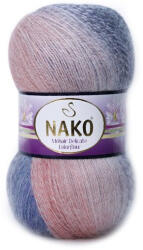  Nako Mohair Delicate Colorflow 28098 - Kékes-rózsaszínes