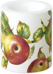 IHR HOME GROWN APPLES gyertya 9x10, 5cm, Krém (CKM1052460)