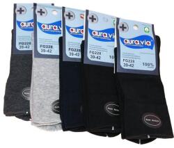 Aura Via VASTAG gumi nélküli zokni 5 pár/cs 43-46 4634