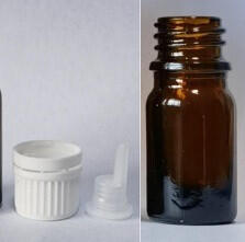 Neuston 5 ml üveg 255 db fólia +kupak+cseppentő