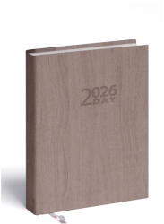 Realsystem Határidőnapló 2day B/6, kétnapos beosztás + jegyzetlap drapp Realsystem 2027 (5441-07) - iroszer24