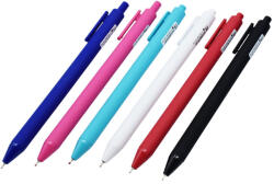 Vinson Golyóstoll nyomógombos 0, 7mm Vinson Connect S1 kék test (59135) - irodaszerpiac