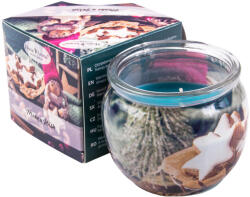  Make a Wish" fenyő illatgyertya, poharas illatmécses (B97083)