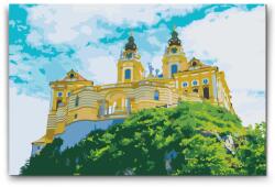  Festés számok szerint - Pin Melk kolostor - Ausztria Méret: 40x60cm, Keretezés: Műanyagtáblával