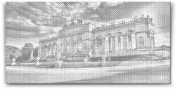  PontPöttyöző - Schönbrunni kastély, Gloriette - Ausztria Méret: 40x80cm, Keretezés: Műanyagtáblával, Szín: Zöld