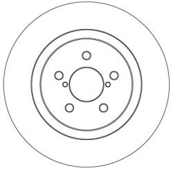 TRW Disc frana TRW DF4640 (DF4640) - automobilus