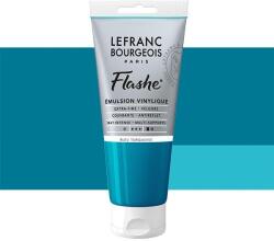 Lefranc Bourgeois L&B Flashe vinil festék (akrilfesték), 80 ml - 050, turquoise blue