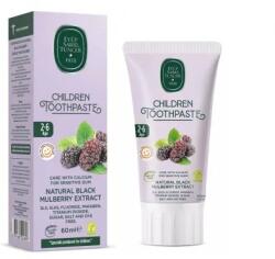 Eyüp Sabri Tuncer Pasta de dinti cu extract natural din dude negre pentru copii intre 2-6 ani, 60ml, Eyup Sabri Tuncer