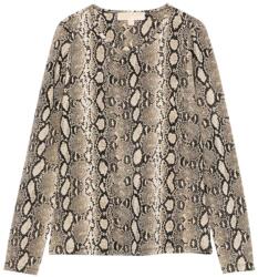 Michael Kors Bluză Snake Crewnck Ls Top MT551STHMC 120 soft ecru