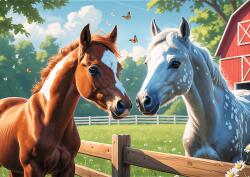 Trefl - Puzzle Horses in the Clearing - 200 piese