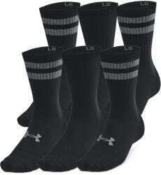 Under Armour Essential 6pk Crew Socks XL | Unisex | Șosete | Negru | 1387058-001