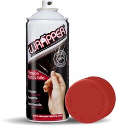 Wrapper Vopsea spray cauciucata Wrapper 400ml - Rosu aprins - RAL3000