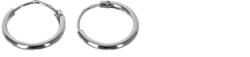 Argento-ekszer Ezüst karika fülbevaló - kicsi karikák, átmérője 10 mm (65563)