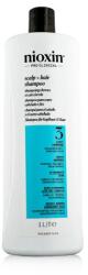 Nioxin System 3 Scalp + Hair Shampoo 1000 ml sampon festett haj sérült haj száraz haj hajhullás nőknek