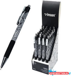 Vinson Golyóstoll nyomógombos 0, 7mm Vinson Tattoo 103 vegyes test displ 24 db/display (59113) - nyomtassotthon